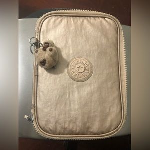 Kipling Pencil Pens Case Accessory gold Shimmer.
